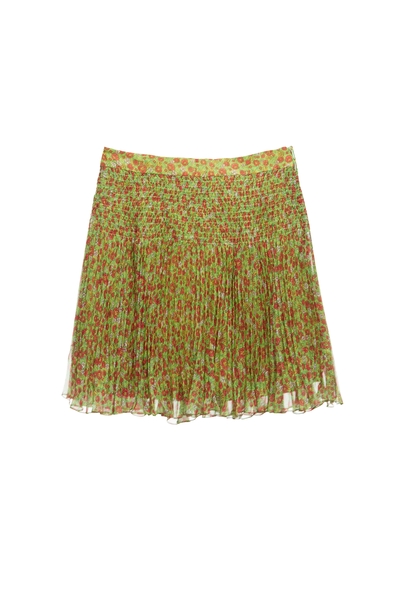 童話花園雪紡印花短裙