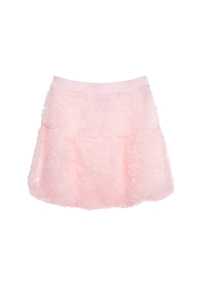 寧靜石英色花朵降落傘裙