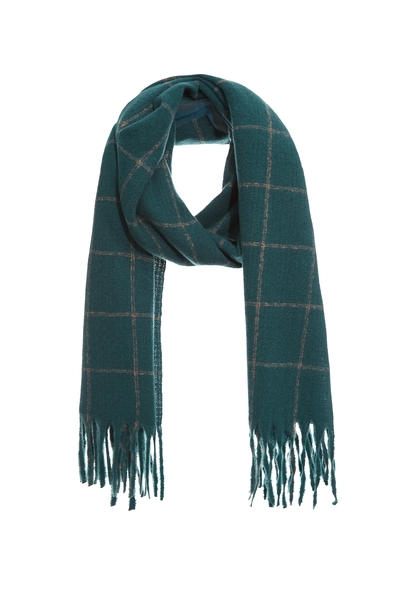 簡約知性格紋圍巾