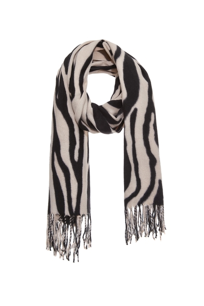 個性斑馬紋圍巾