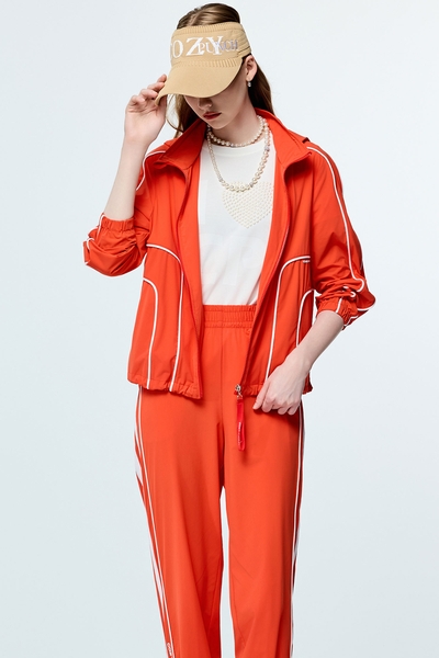 彩虹衣膠原蛋白線條設計外套