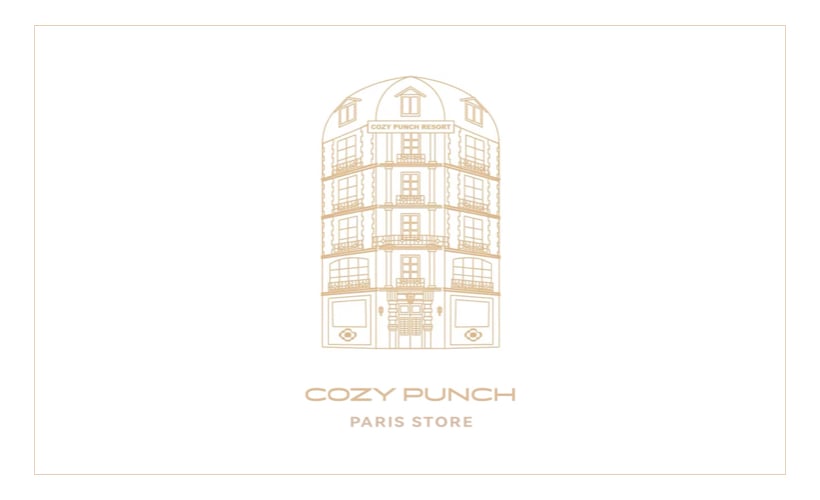 Bonjour! 品牌海外店第一站——《 COZY PUNCH RESORT》法國巴黎店！期間限定華麗登場